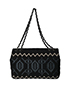 Jumbo Embroidered Aztec Flap, back view